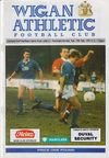 Wigan Athletic v Tranmere Rovers Match Programme 1991-02-19