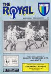 Reading v Tranmere Rovers Match Programme 1991-03-09
