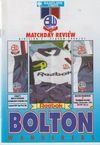 Bolton Wanderers v Tranmere Rovers Match Programme 1990-11-06
