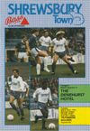 Shrewsbury Town v Tranmere Rovers Match Programme 1991-03-26