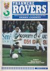Tranmere Rovers v Derby County Match Programme 1992-03-14