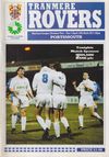 Tranmere Rovers v Portsmouth Match Programme 1992-04-07