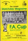 Tranmere Rovers v Runcorn Match Programme 1991-11-16