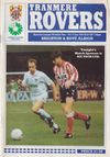 Tranmere Rovers v Brighton & Hove Albion Match Programme 1992-01-17