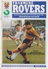 Tranmere Rovers v Ipswich Town Match Programme 1992-02-21