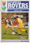 Tranmere Rovers v Grimsby Town Match Programme 1991-10-22