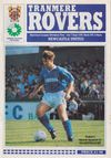 Tranmere Rovers v Newcastle United Match Programme 1991-09-07