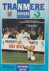 Tranmere Rovers v Southend United Match Programme 1992-11-03