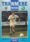 Tranmere Rovers v Newcastle United Match Programme 1993-02-28