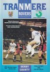 Tranmere Rovers v Derby County Match Programme 1993-04-02