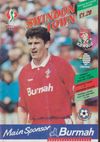 Swindon Town v Tranmere Rovers Match Programme 1993-05-16