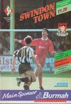 Swindon Town v Tranmere Rovers Match Programme 1993-02-23
