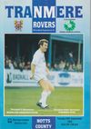 Tranmere Rovers v Notts County Match Programme 1992-09-29