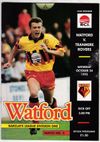 Watford v Tranmere Rovers Match Programme 1992-10-24