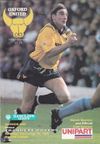 Oxford United v Tranmere Rovers Match Programme 1992-09-26