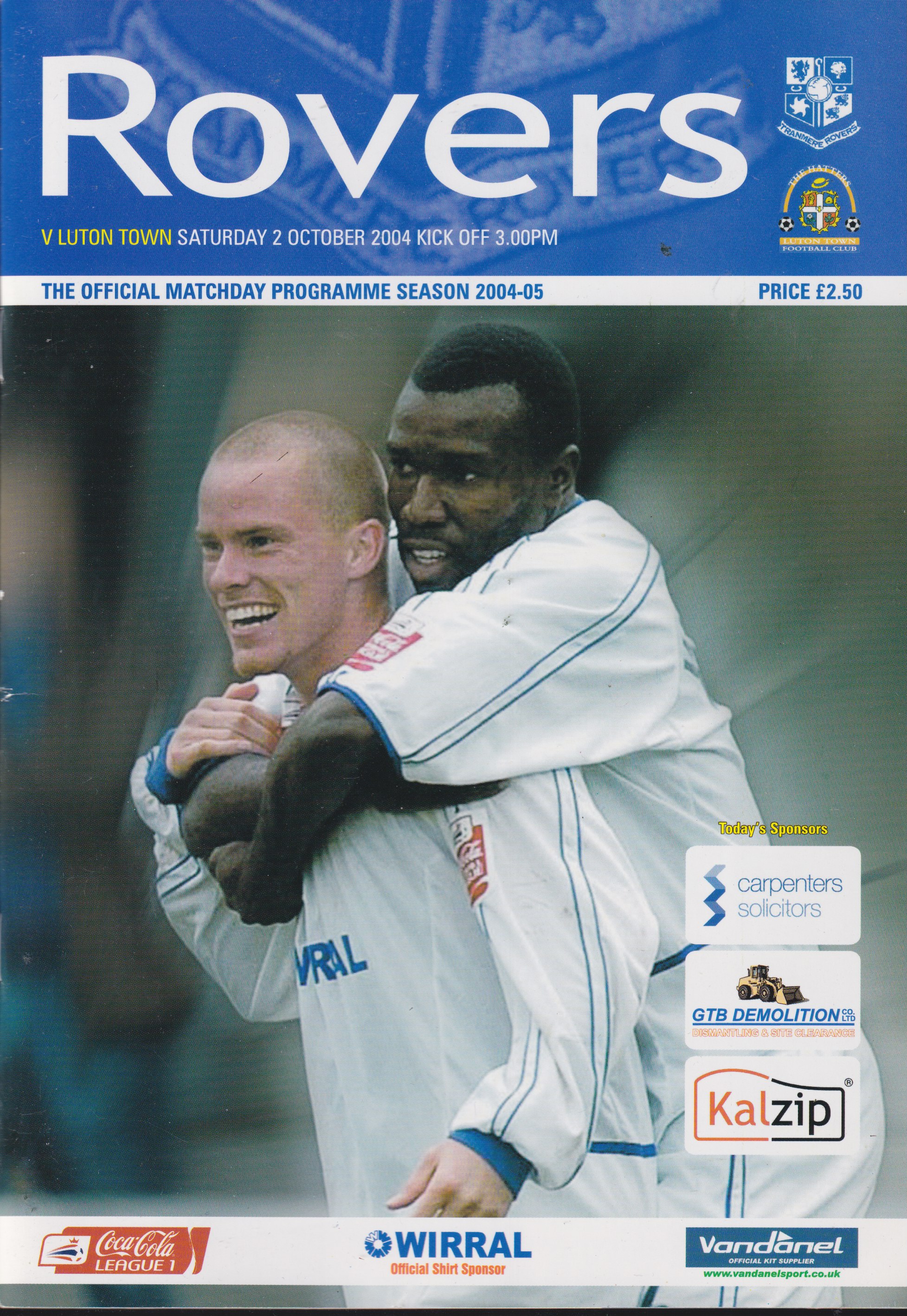 Match Programme