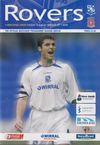 Tranmere Rovers v Hartlepool United Match Programme 2004-08-10