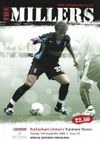 Rotherham United v Tranmere Rovers Match Programme 2006-09-12