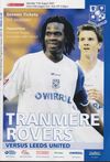 Tranmere Rovers v Leeds United Match Programme 2007-08-11