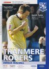 Tranmere Rovers v Walsall Match Programme 2007-10-12