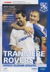 Tranmere Rovers v Oldham Athletic Match Programme 2007-11-06