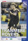 Tranmere Rovers v Gillingham Match Programme 2008-01-29