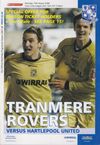 Tranmere Rovers v Hartlepool United Match Programme 2008-03-15