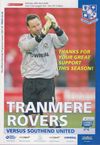 Tranmere Rovers v Southend United Match Programme 2008-04-26