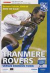Tranmere Rovers v Swindon Town Match Programme 2008-03-28