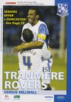 Tranmere Rovers v Millwall Match Programme 2008-02-16
