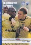 Tranmere Rovers v Crewe Alexandra Match Programme 2008-10-06