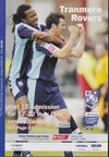 Tranmere Rovers v Peterborough United Match Programme 2009-02-17