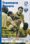 Tranmere Rovers v Bristol Rovers Match Programme 2009-04-05