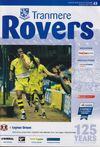 Tranmere Rovers v Leyton Orient Match Programme 2010-02-20