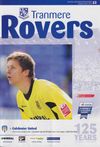 Tranmere Rovers v Colchester United Match Programme 2009-09-26
