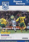 Tranmere Rovers v Watford Match Programme 2000-11-11