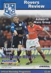 Tranmere Rovers v Blackburn Rovers Match Programme 2000-12-02