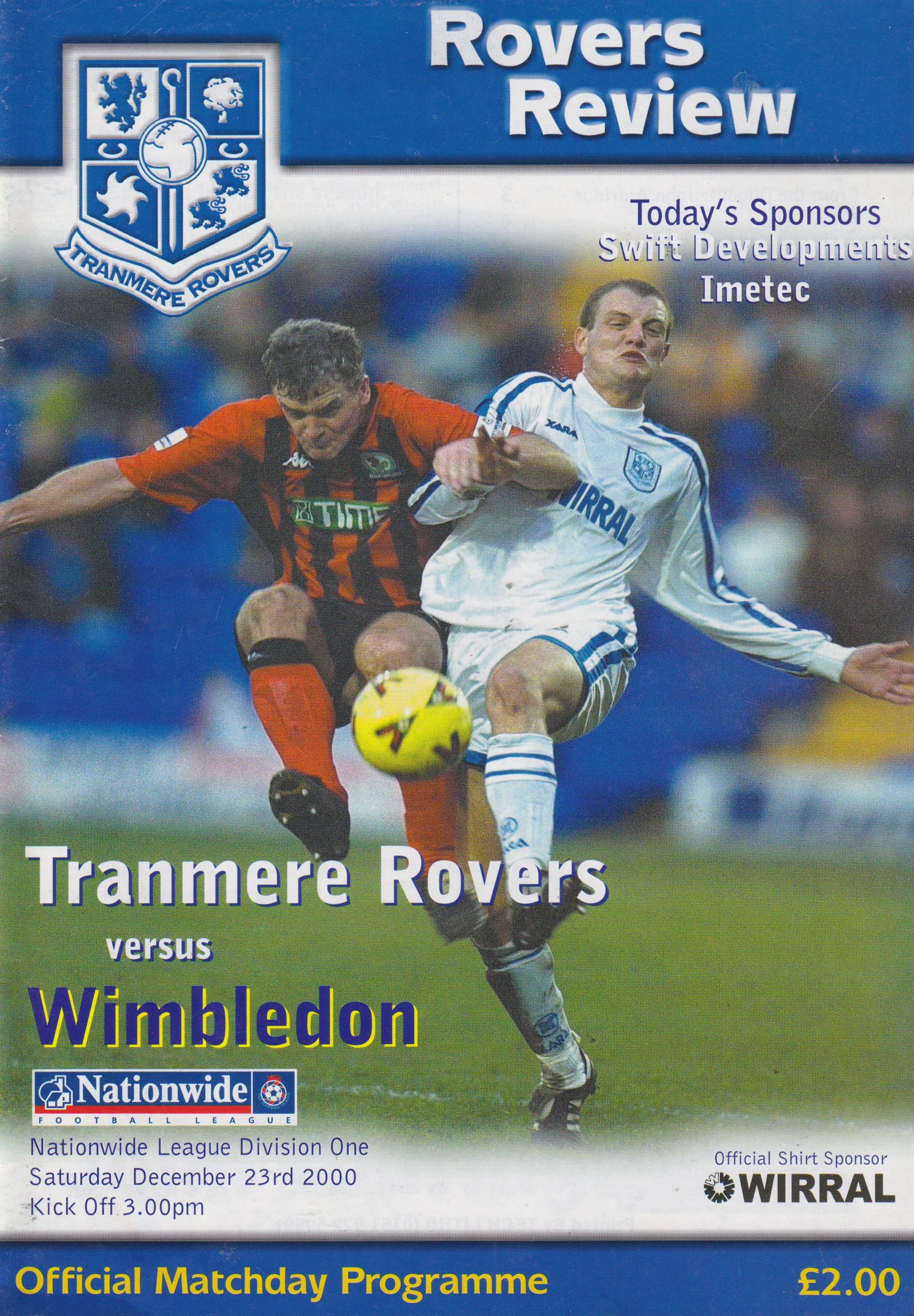 Match Programme