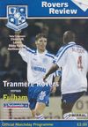 Tranmere Rovers v Fulham Match Programme 2001-03-30