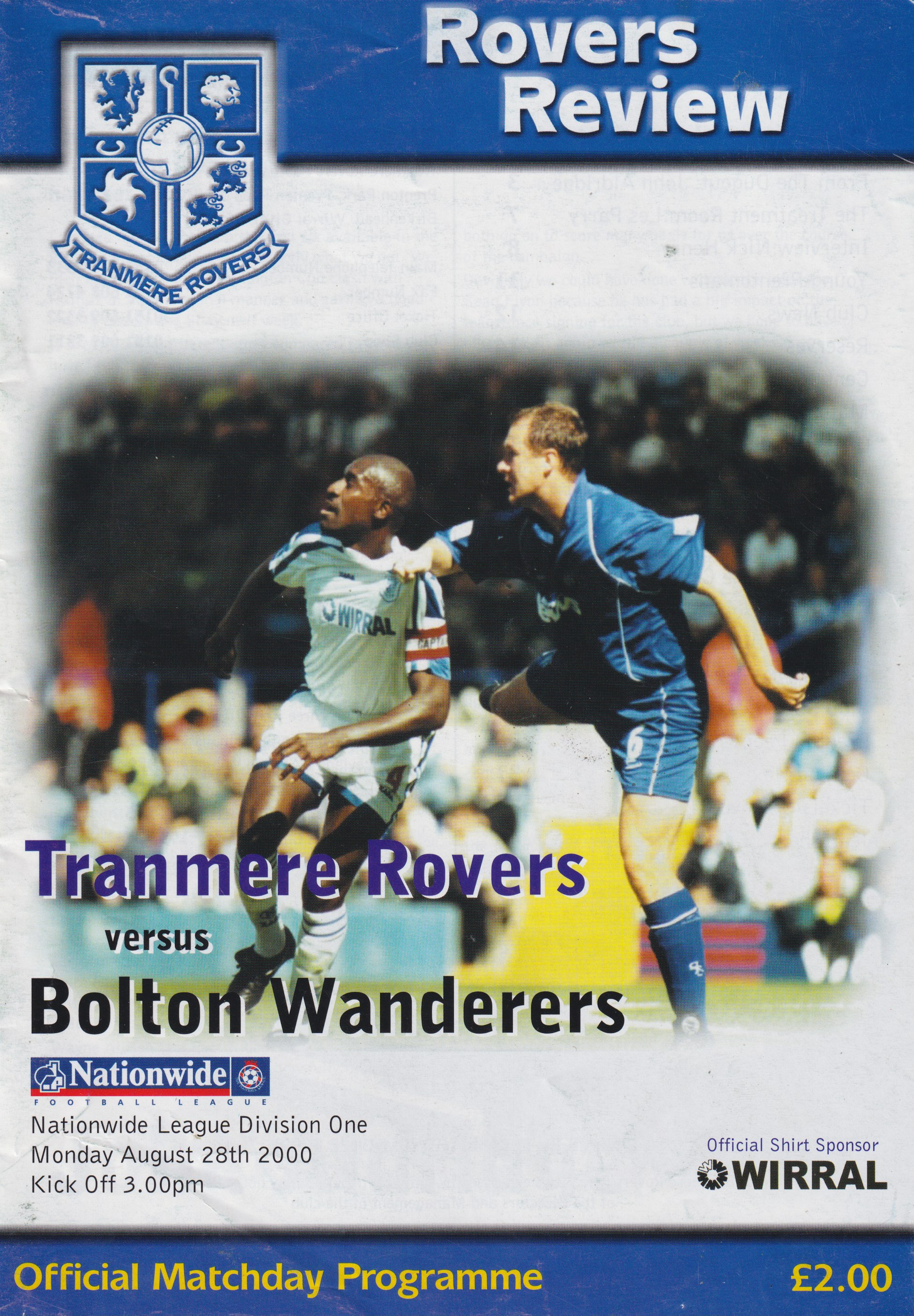 Match Programme