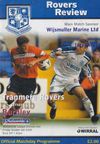 Tranmere Rovers v Burnley Match Programme 2000-10-06