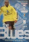 Birmingham City v Tranmere Rovers Match Programme 2000-09-23