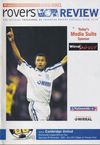 Tranmere Rovers v Cambridge United Match Programme 2001-11-24