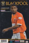 Blackpool v Tranmere Rovers Match Programme 2003-12-26
