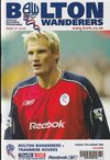Bolton Wanderers v Tranmere Rovers Match Programme 2004-01-13