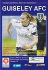 Guiseley v Tranmere Rovers Match Programme 2016-03-08
