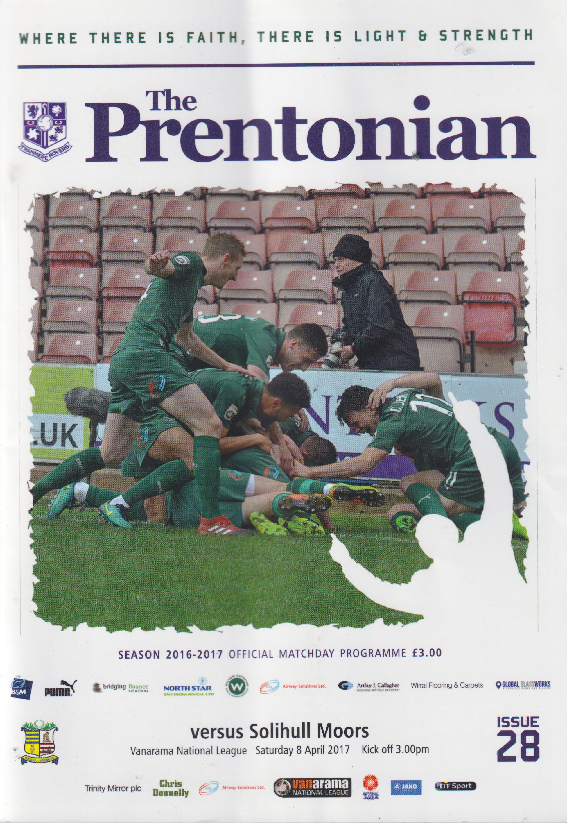 Match Programme For {home}} 9-0 Solihull, Conference, 2017-04-08