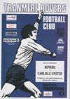 Tranmere Rovers v Carlisle United Match Programme 2011-09-13