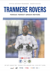 Tranmere Rovers v Forest Green Rovers Match Programme 2021-01-19
