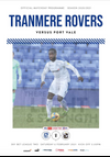 Tranmere Rovers v Port Vale Match Programme 2021-02-06